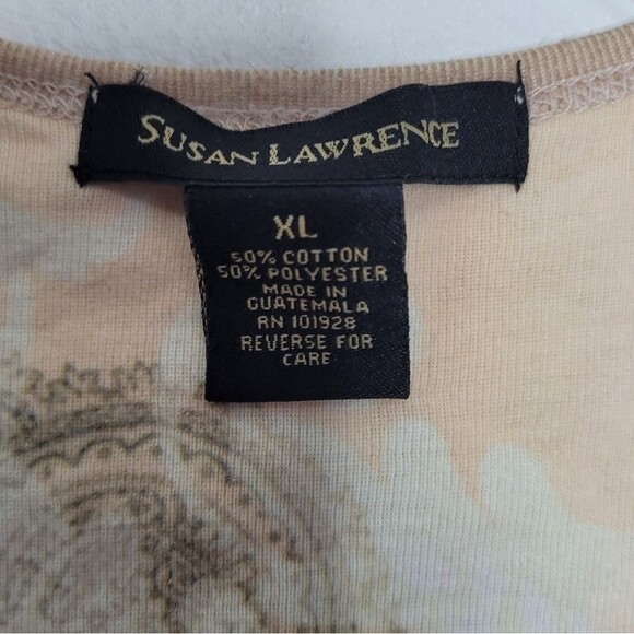 Vintage y2k fairy romantic cap sleeve pink green yellow top size xl - Picture 3 of 7